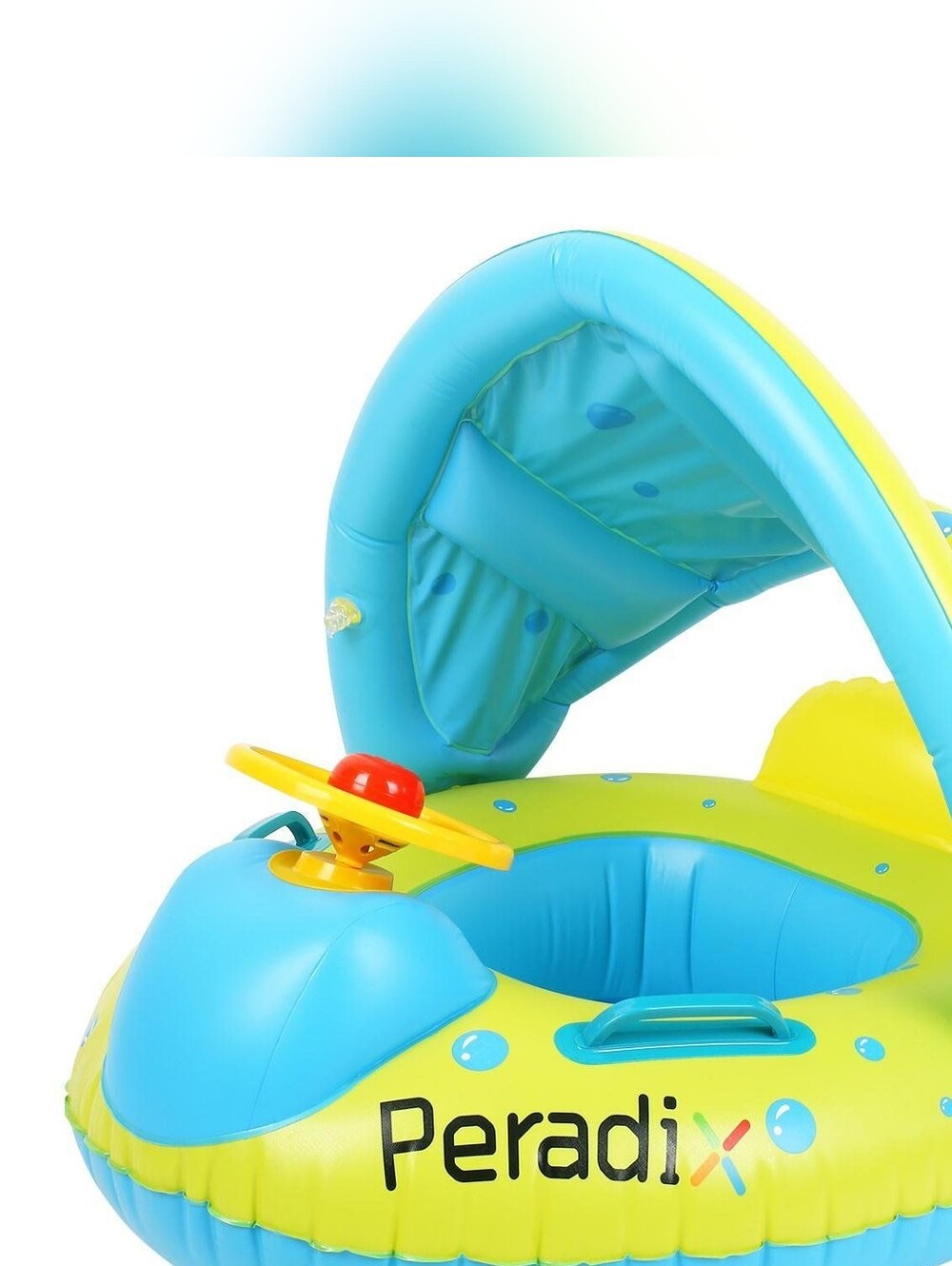 Inflatable Sun Canopy Float - Blue & Yellow